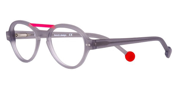 Sabine Be® Mini Be Hype T46 - Matte Translucent Gray / Satin Neon Pink Eyeglasses