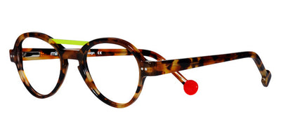 Sabine Be® Mini Be Hype T46 - Shiny Fawn Tortoise / Neon Yellow Eyeglasses