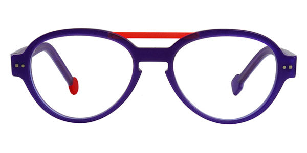 Sabine Be® Mini Be Hype T49 - Matte Purple / Satin Neon Orange Eyeglasses