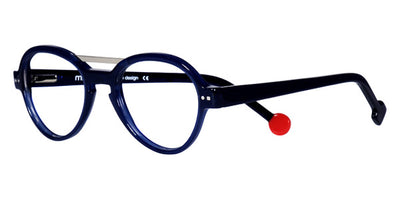 Sabine Be® Mini Be Hype T49 - Shiny Navy Blue / Polished Palladium Eyeglasses
