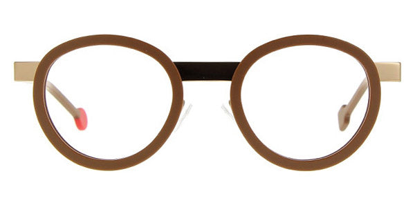 Sabine Be® Mini Be Lucky - Matte Brown / Polished Rose Gold Eyeglasses