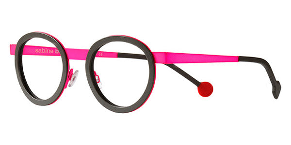 Sabine Be® Mini Be Lucky - Matte Taupe / Satin Neon Pink Eyeglasses