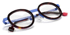 Sabine Be® Mini Be Lucky - Shiny Cherry Tortoise / Satin Blue Klein Eyeglasses