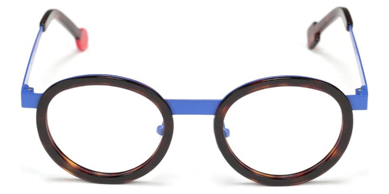 Sabine Be® Mini Be Lucky - Shiny Cherry Tortoise / Satin Blue Klein Eyeglasses
