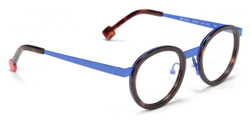 Sabine Be® Mini Be Lucky - Shiny Cherry Tortoise / Satin Blue Klein Eyeglasses