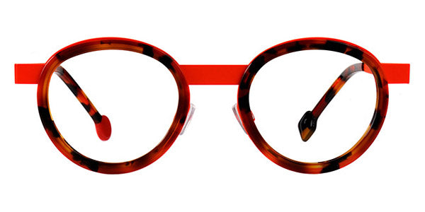 Sabine Be® Mini Be Lucky - Shiny Fawn Tortoise / Satin Neon Orange Eyeglasses