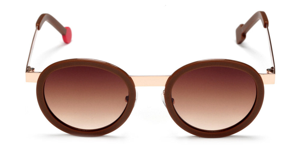 Sabine Be® Mini Be Lucky Sun - Matte Brown / Polished Rose Gold Sunglasses