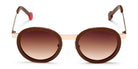 Sabine Be® Mini Be Lucky Sun - Matte Brown / Polished Rose Gold Sunglasses