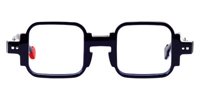 Sabine Be® Mini Be Square Swell - Shiny Midnight Blue / White / Shiny Navy Blue Eyeglasses