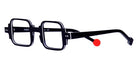 Sabine Be® Mini Be Square Swell - Shiny Midnight Blue / White / Shiny Navy Blue Eyeglasses