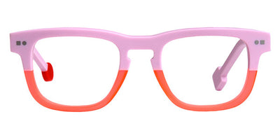 Sabine Be® Mini Be Swag - Matte Baby Pink / Matte Translucent Neon Orange Eyeglasses
