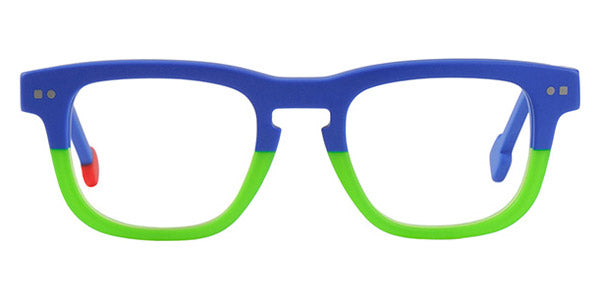 Sabine Be® Mini Be Swag - Matte Blue Klein / Matte Neon Green Eyeglasses