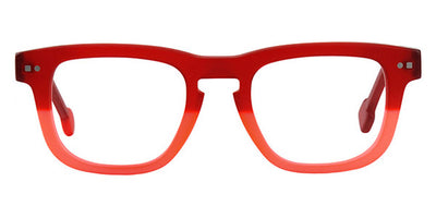 Sabine Be® Mini Be Swag - Matte Translucent Red / Matte Translucent Neon Orange Eyeglasses