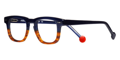 Sabine Be® Mini Be Swag - Shiny Navy Blue / Shiny Blond Veined Tortoise Eyeglasses