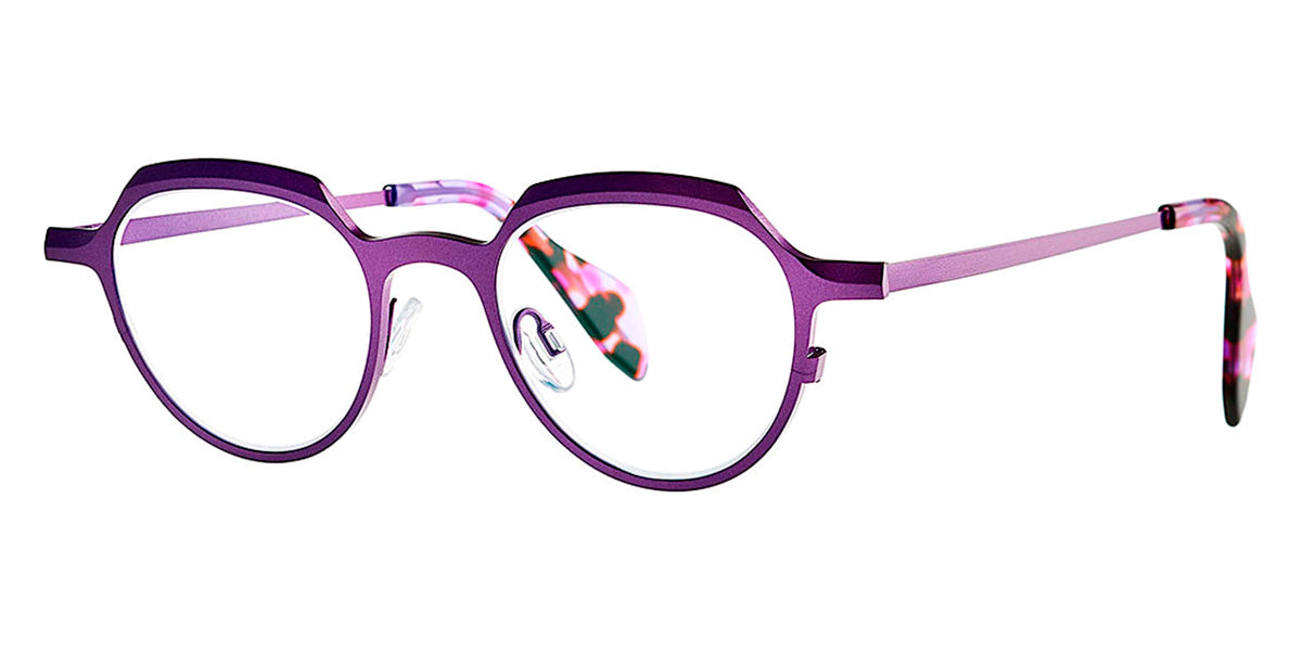 Theo® Obus TH OBUS 037 46 - Metal Purple Shine Eyeglasses