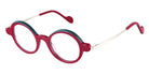 NaoNed® Oded NAO Oded 14113 42 - Red and Solid Mallard Green / Champagne Eyeglasses
