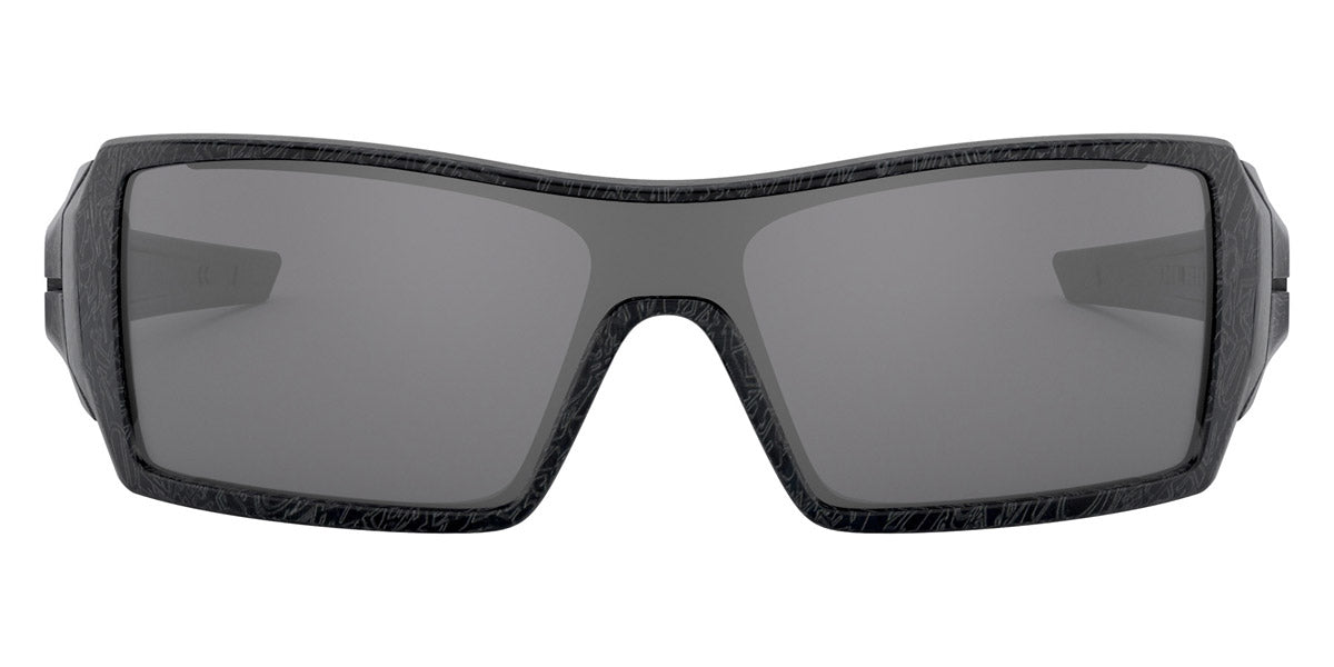 Oakley OO9081 24-058 28 - Polished Black Silver Ghost Text