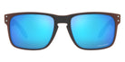 Oakley Holbrook OO9102 9102W6 55 - Matte Black/Red Colorshift