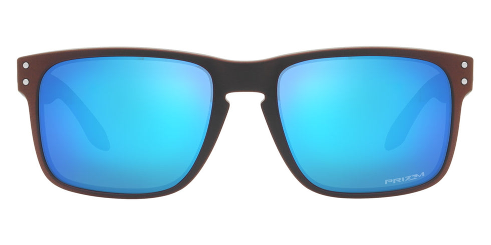 Oakley Holbrook OO9102 9102W6 55 - Matte Black/Red Colorshift