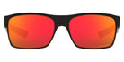 Oakley® OO9189 Twoface OO9189 918947 60 - Polished Black / Prizm Ruby Sunglasses
