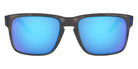 Oakley® OO9244 Holbrook (A) OO9244 924435 56 - Matte Black Tortoise / Prizm Sapphr Iridium Polarized Sunglasses