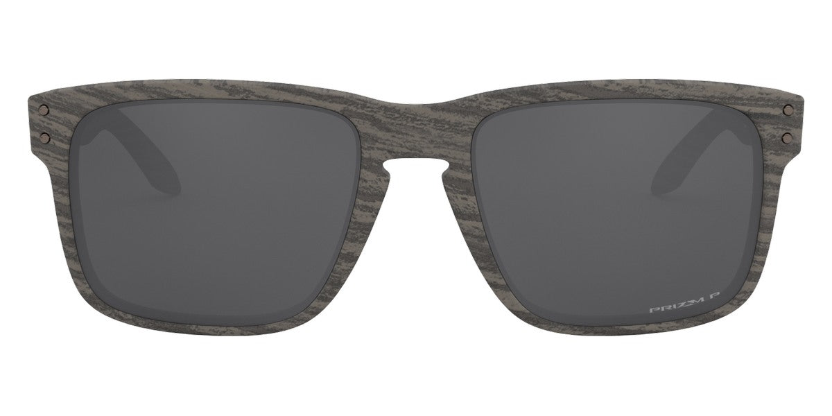 Oakley® OO9244 Holbrook (A) OO9244 924445 56 - Woodgrain / Prizm Black Polarized Sunglasses