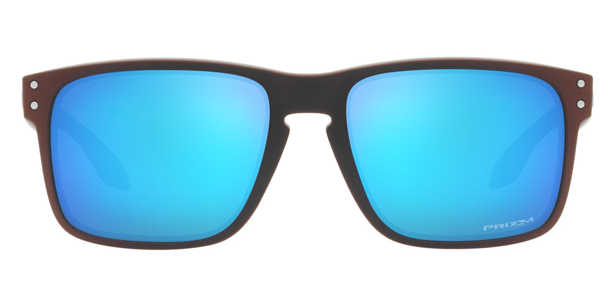 Oakley® OO9244 Holbrook (A) OO9244 924460 56 - Matte Black/Red Colorshift / Prizm Sapphire Sunglasses