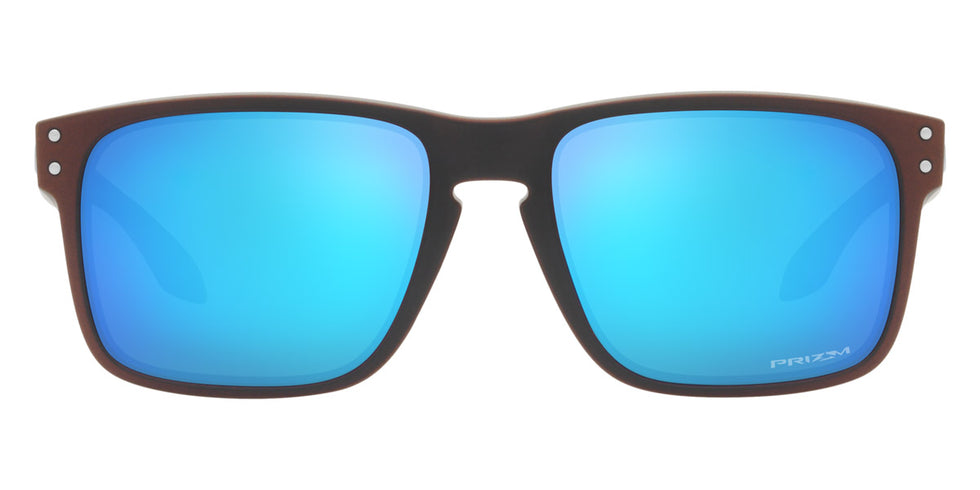 Oakley® OO9244 Holbrook (A) OO9244 924460 56 - Matte Black/Red Colorshift / Prizm Sapphire Sunglasses