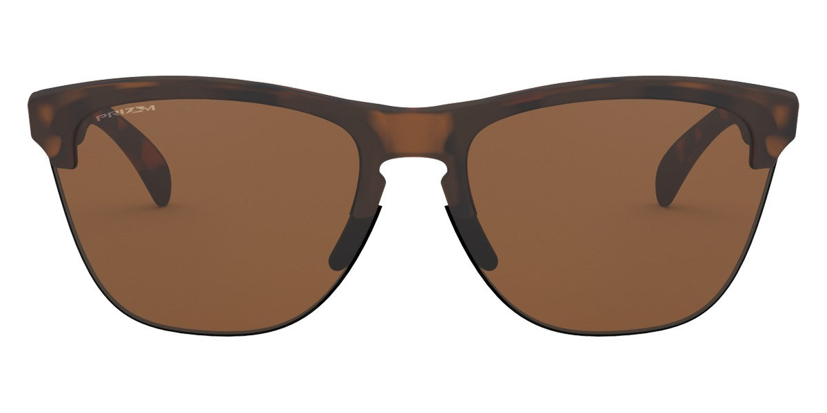 Oakley® OO9374 Frogskins Lite OO9374 937411 63 - Matte Brown Tortoise / Prizm Tungsten Sunglasses