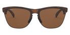 Oakley® OO9374 Frogskins Lite OO9374 937411 63 - Matte Brown Tortoise / Prizm Tungsten Sunglasses