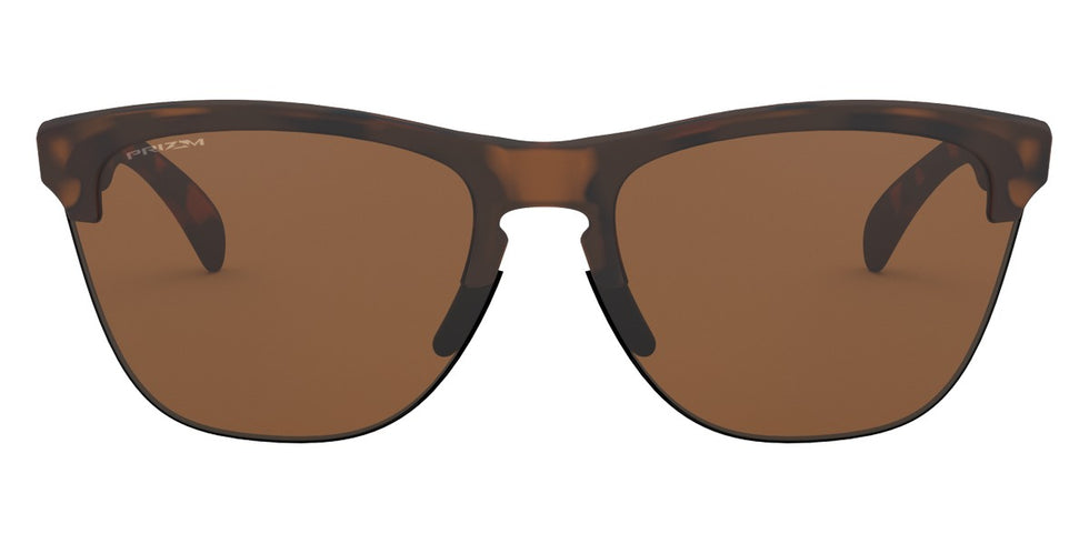 Oakley® OO9374 Frogskins Lite OO9374 937411 63 - Matte Brown Tortoise / Prizm Tungsten Sunglasses