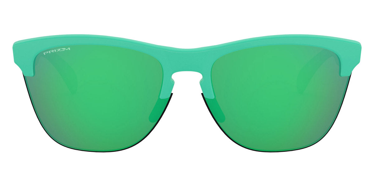 Oakley® OO9374 Frogskins Lite OO9374 937433 63 - Matte Celeste / Prizm Jade Sunglasses
