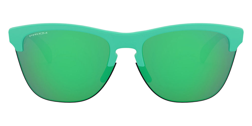 Oakley® OO9374 Frogskins Lite OO9374 937433 63 - Matte Celeste / Prizm Jade Sunglasses