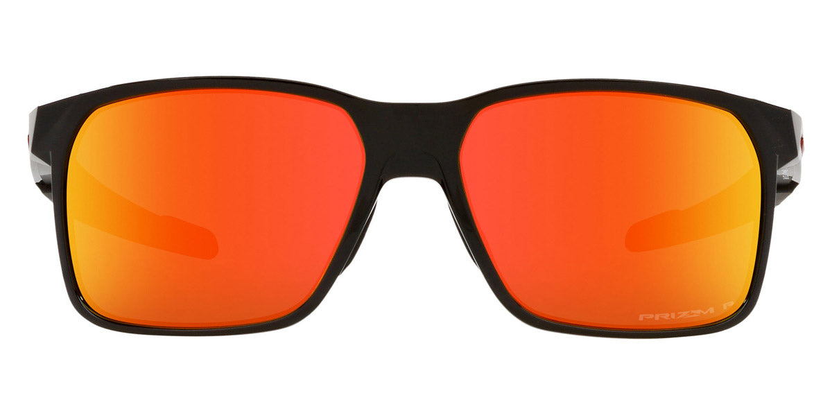Oakley® OO9460 Portal X OO9460 946017 59 - Polished Black / Prizm Ruby Polarized 946017 Sunglasses