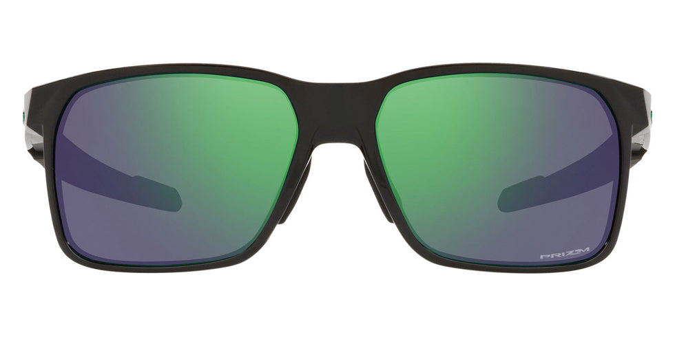Oakley® OO9460 Portal X OO9460 946018 59 - Polished Black / Prizm Jade Sunglasses