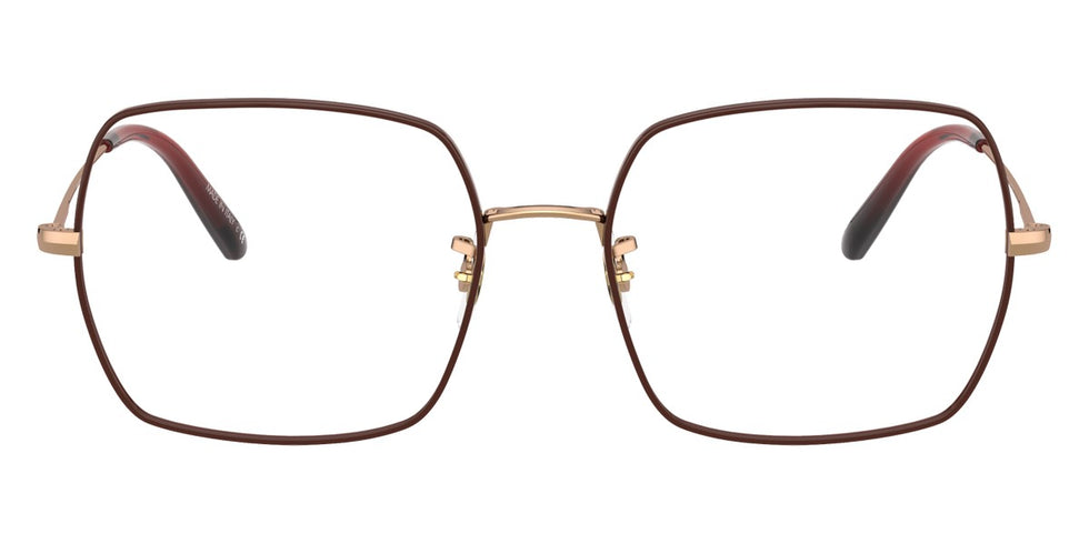 Oliver Peoples® Justyna OV1279 5037 54 - Rose Gold/Burgundy Eyeglasses
