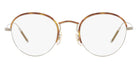 Oliver Peoples® Tk-6 OV1290T 5036 47 - Silver/Amber Tortoise Eyeglasses