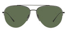 Oliver Peoples® Cleamons OV1303ST 50629A 60 - Matte Black/Green Polar Sunglasses