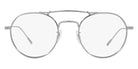 Oliver Peoples® Reymont OV1309ST 5254SB 49 - Brushed Silver/Blue Light Filter Eyeglasses