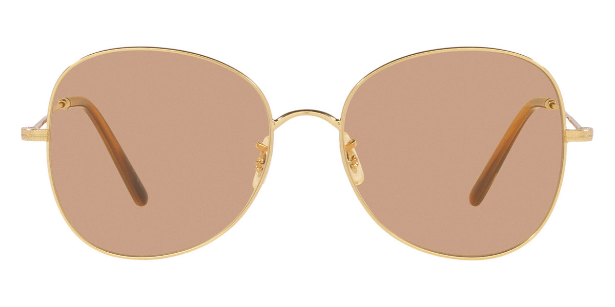 Oliver Peoples® Eliane OV1313 5245 56 - Brushed Gold/Dusk Beach Sunglasses
