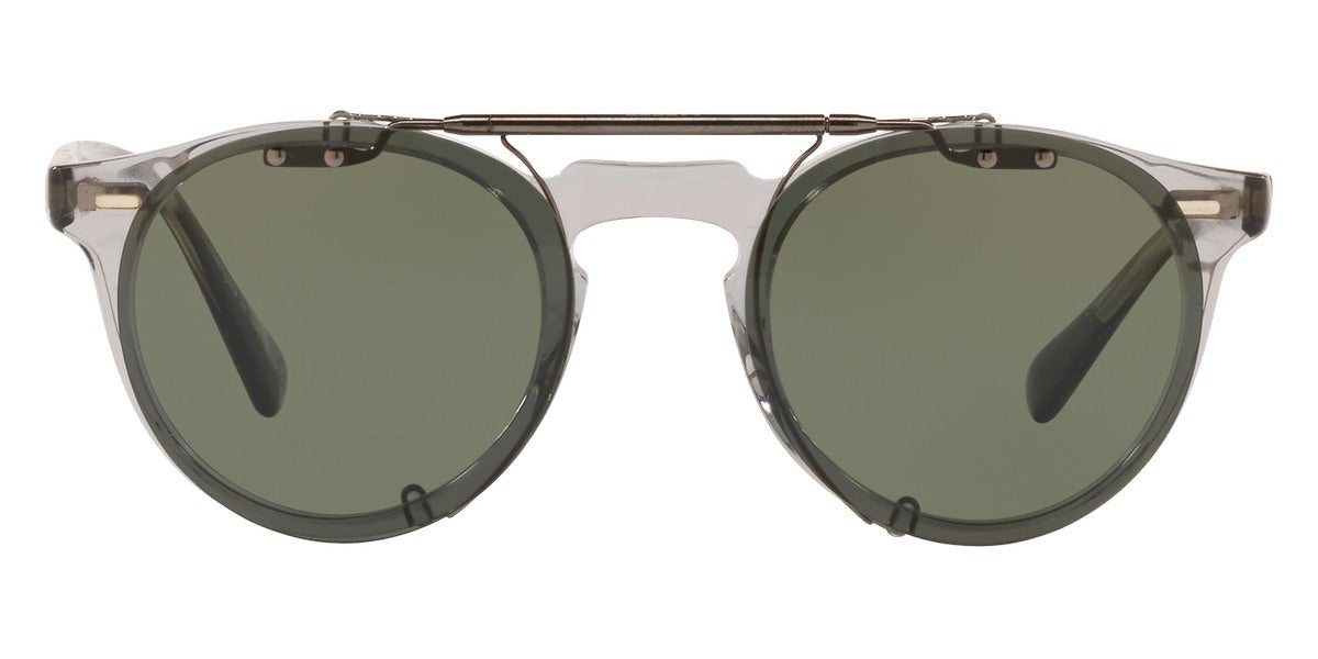 Oliver Peoples® Gregory Peck Clip-On OV5186C 5071 45 - Gunmetal Sunglasses