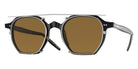 Oliver Peoples® G. Ponti-5 OV5489U 1722 47 - Black/Cognac Sunglasses