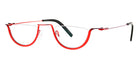 Theo® Ozette TH OZETTE 292 45 - Red/Purple Eyeglasses