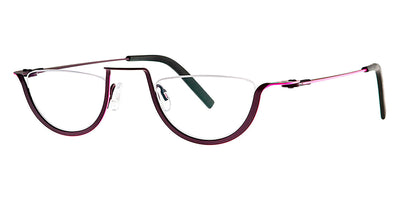Theo® Ozette TH OZETTE 375 45 - Purple/Pink Eyeglasses