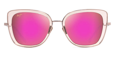 Maui Jim® Violet Lake MAU Violet Lake P843-09E 53 - Transparent Pink with Rose Gold Sunglasses