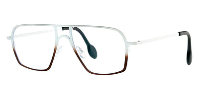 Theo® Palatino TH PALATINO 420 52 - White/Brown Eyeglasses