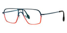 Theo® Palatino TH PALATINO 378 52 - Dark Brown / Yellow Eyeglasses