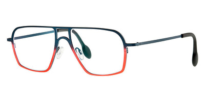 Theo® Palatino TH PALATINO 378 52 - Dark Brown / Yellow Eyeglasses