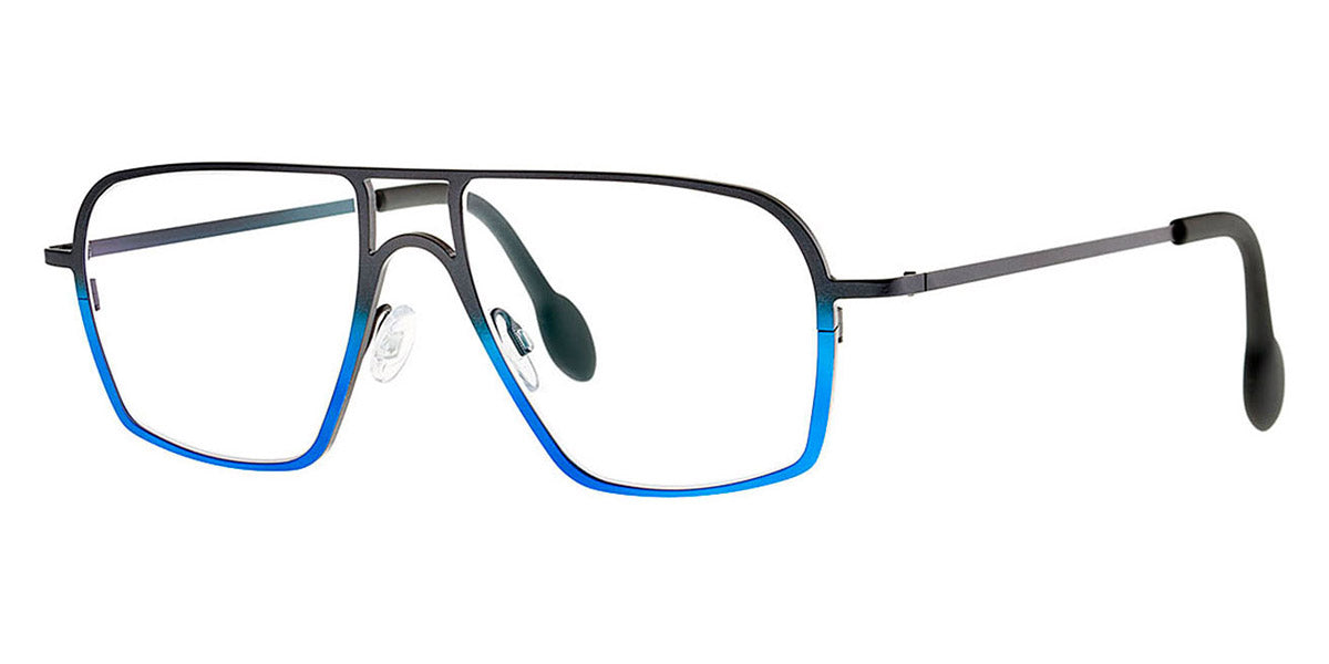 Theo® Palatino TH PALATINO 468 52 - Black / Brown Eyeglasses