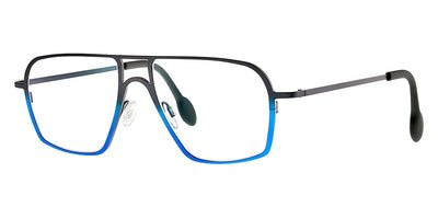 Theo® Palatino TH PALATINO 468 52 - Black / Brown Eyeglasses